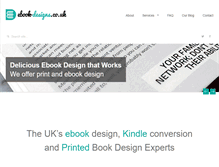 Tablet Screenshot of ebook-designs.co.uk